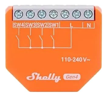 Shelly i4 Gen4, orange